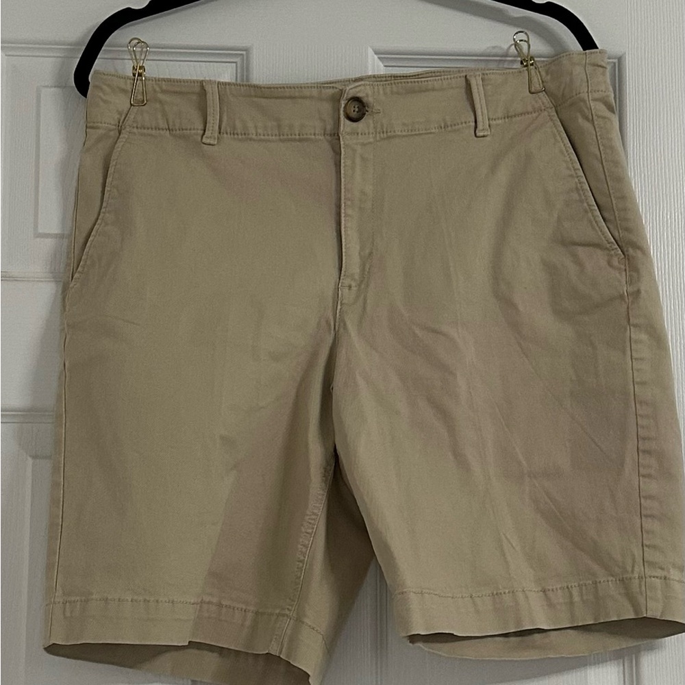 Monroe Bermuda Khaki Shorts Casual Everyday Comfort Size Unknown